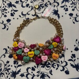 Betsey Johnson Valentine Necklace